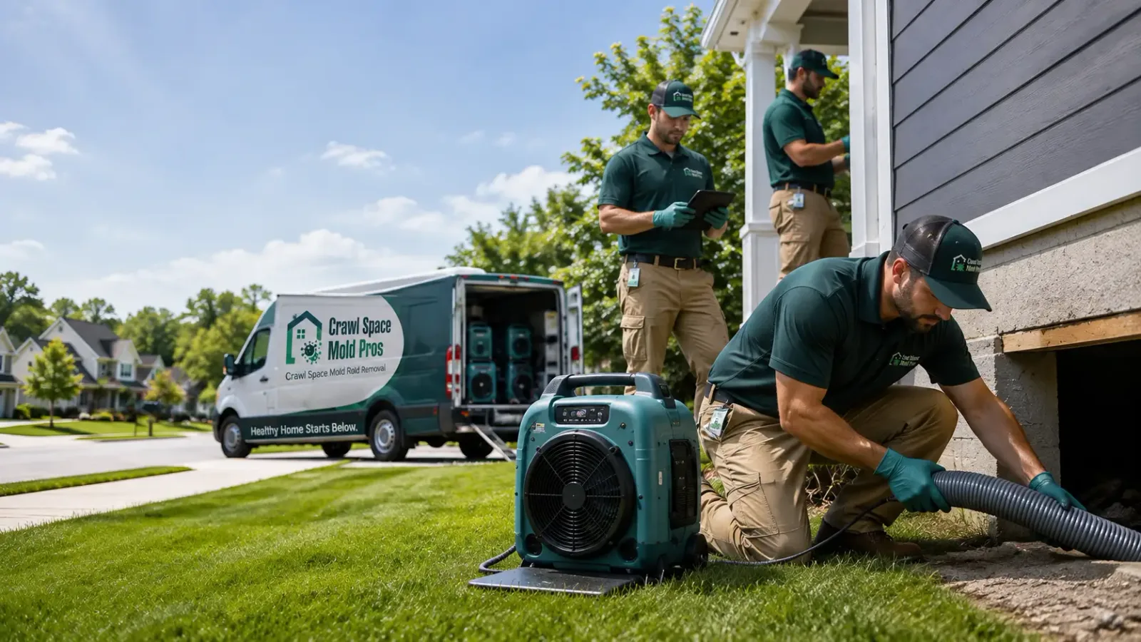 Crawl Space Mold Removal in Stockton, NY